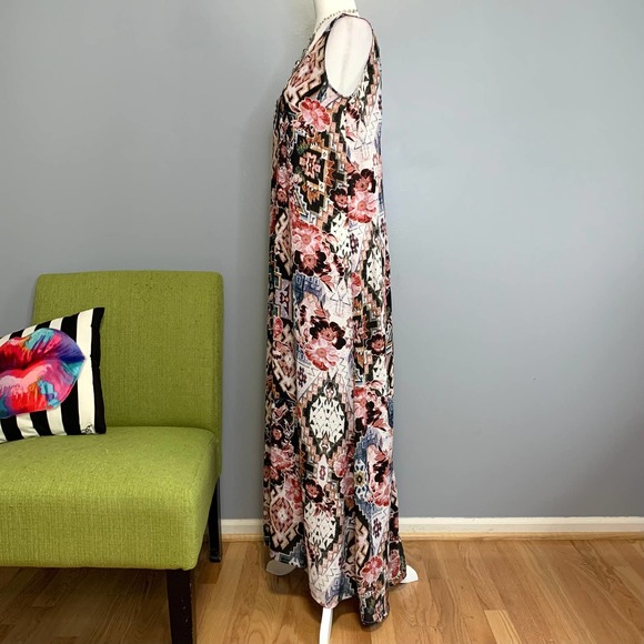 Show Me Your Mumu Kiersten Boho Maxi Dress Girl Tribe Floral Print - Picture 3 of 6
